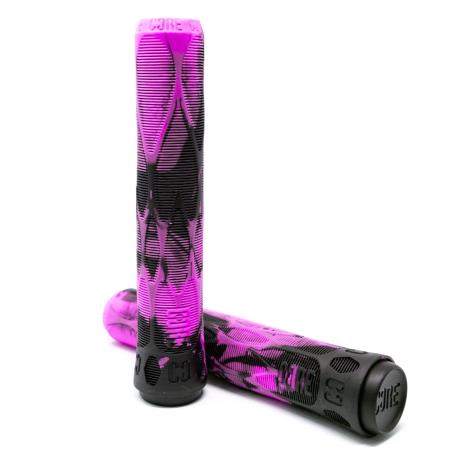 CORE Pro Handlebar Grips, Soft 170mm - Fuchsia (Purple/Black) £12.00